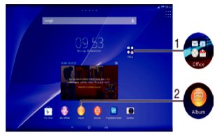 How To Use Shortcuts - Sony Xperia Z2 Tablet