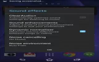 How To Enhance Sound – Sony Xperia Z2