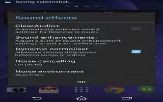 How To Enhance Sound - Sony Xperia Z2