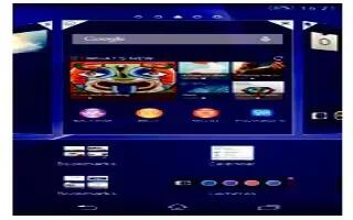 How To Use Widgets – Sony Xperia Z2
