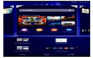 How To Use Widgets - Sony Xperia Z2