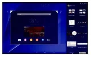 How To Use Widgets – Sony Xperia Z2 Tablet