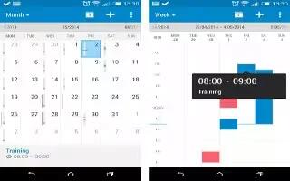 How To Use Calendar App - HTC One M8