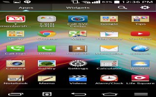 How To Use Home Screen - LG G Pro 2