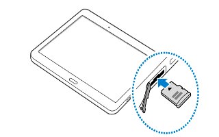 How To Insert Memory Card - Samsung Galaxy Tab S