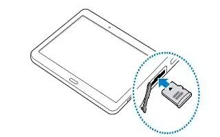 How To Insert Memory Card – Samsung Galaxy Tab S