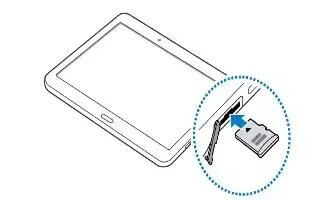 How To Insert Memory Card - Samsung Galaxy Tab S