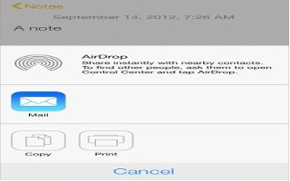 How To Use Airdrop - iPad Air