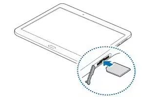 How To Insert SIM Card - Samsung Galaxy Tab S