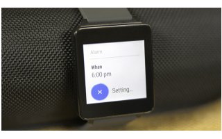 How To Set Alarm - LG G Watch