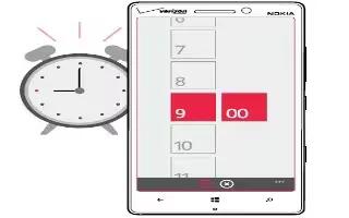 How To Use Alarm - Nokia Lumia Icon