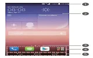 How To Use Home Screen – Huawei Ascend P7
