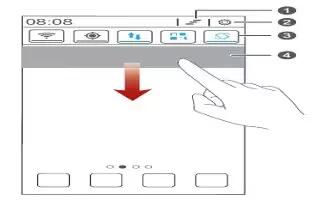 How To Use Notification Panel - Huawei Ascend G6