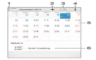 How To Use Calendar – Sony Xperia C3 Dual