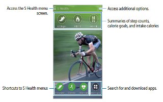 How To Use S Health Main Screen - Samsung Galaxy Alpha