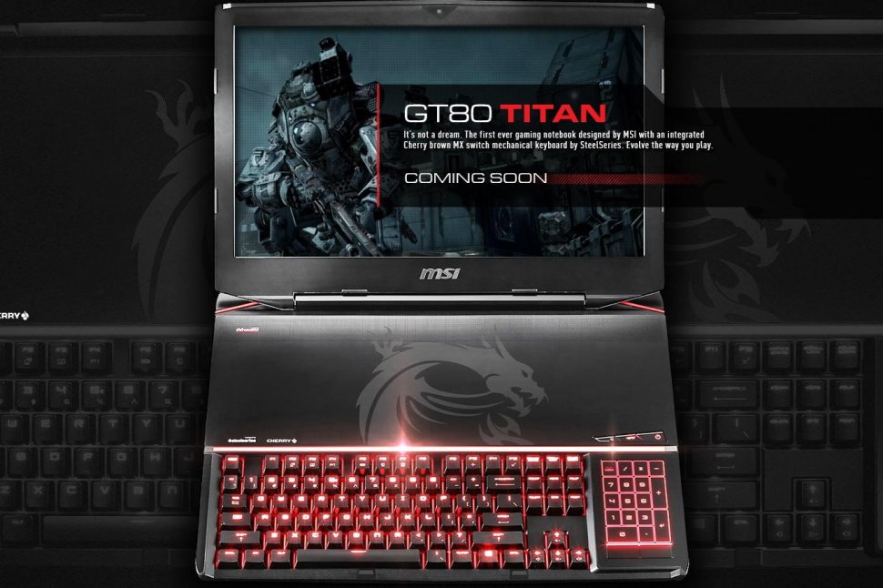 MSI GT80 Titan Gaming Laptop Got A Mechanical Keyboard