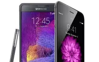 Samsung Galaxy Note 4 Peeforming Poor Than Apple iPhone 6 Plus