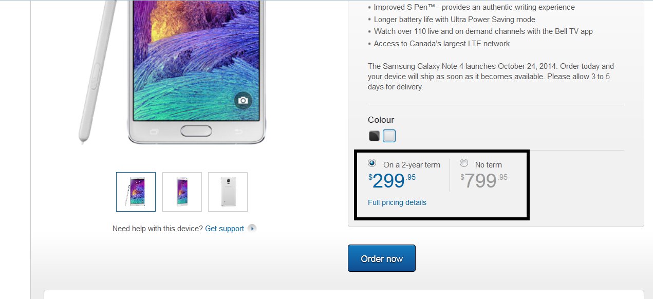 Samsung Galaxy Note 4 Launching On Oct 24 In Canada
