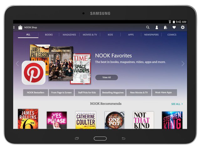 Samsung Galaxy Tab 4 10.1 Nook Is Ready For Release