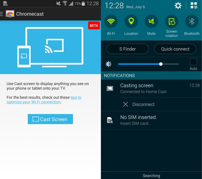 Google Adds Chromecast Screen Mirroring For Samsung Galaxy Note 4