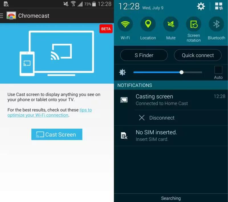 Google Adds Chromecast Screen Mirroring For Samsung Galaxy Note 4