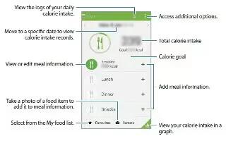 How To Record food Intake – Samsung Galaxy Alpha
