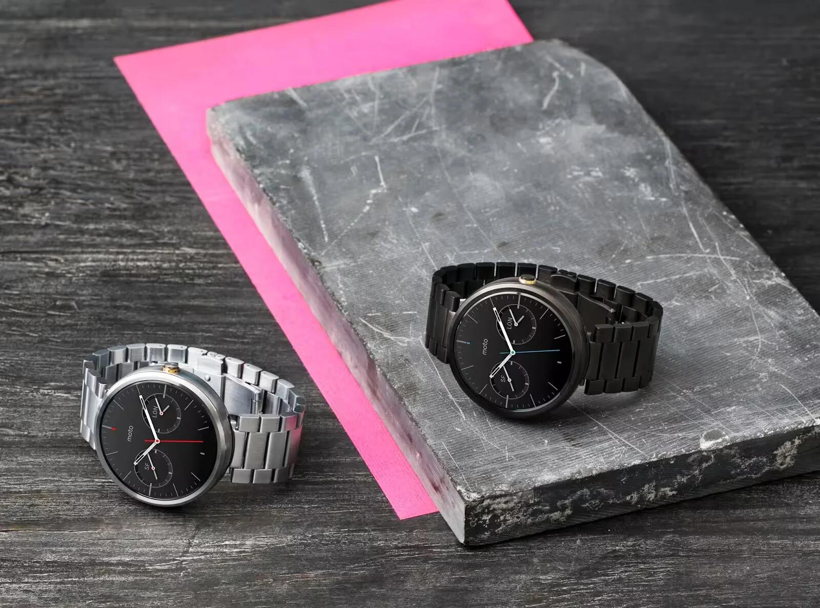 Moto 360 Metal Bands Arrive