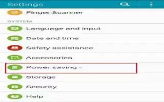 How To Use Power Saving Mode – Samsung Galaxy Note 4