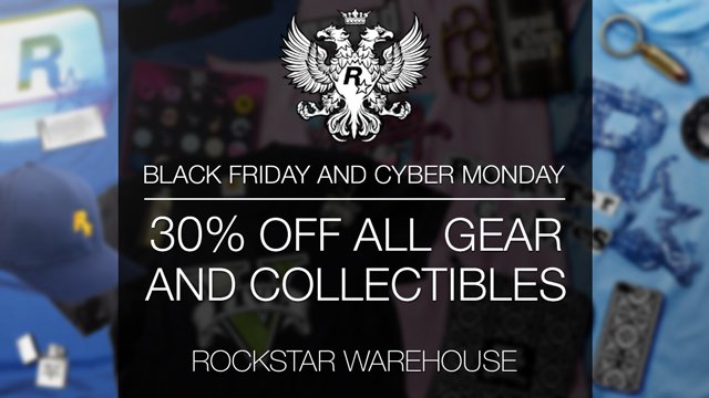 Rockstar's Black Friday Sale Discounts GTA 5 Merchandise