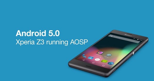 Sony Shows AOSP Version Of Android 5.0 Lollipop Running On Xperia Z3