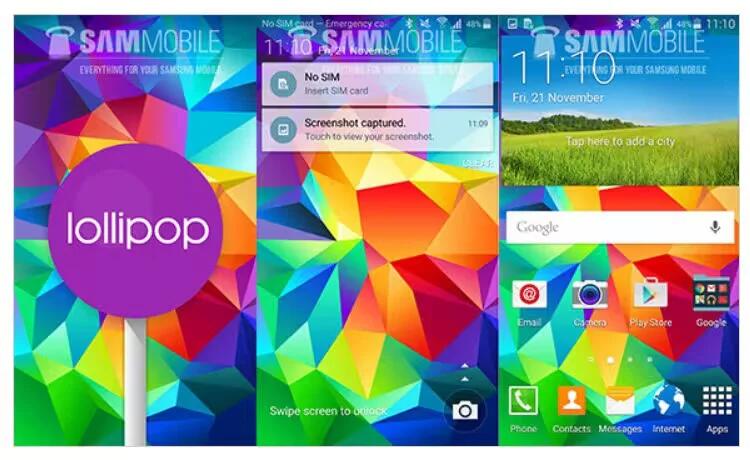 Android 5.0 Lollipop For Samsung Galaxy S5 Arrives On Europe