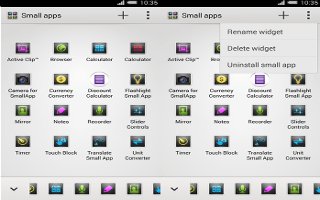 How To Use Small Apps On Sony Xperia Z3