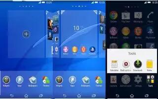 How To Use Widgets On Sony Xperia Z3