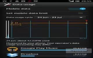 How To Control Data Usage On Sony Xperia Z3