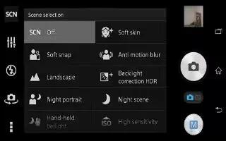 How To Use Camera Settings On Sony Xperia Z3