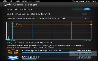 How To Control Data Usage On Sony Xperia Z3 Compact