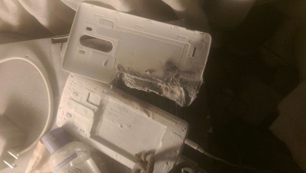 LG G3 Exploded In Bed While Charging