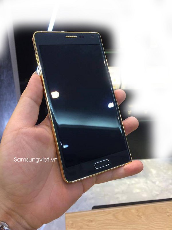 Gold Plated Galaxy Note Edge Appears In Vietnam