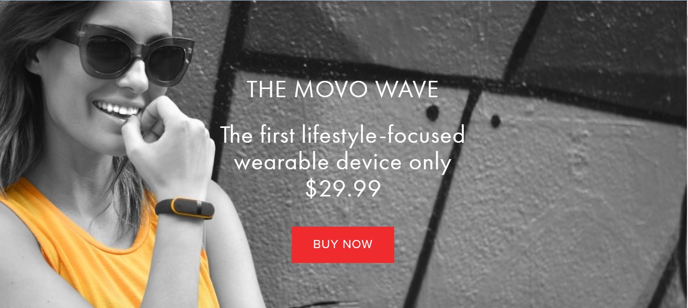 Movo Wave Fitness Tracker Costs $30