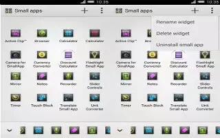 How To Use Small Apps On Sony Xperia Z3 Compact