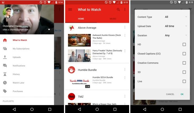 YouTube For Android Updated To Version 6.0.11