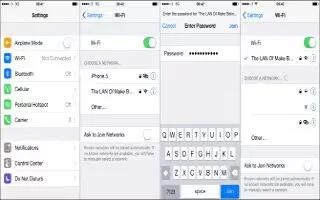 How To Connect WiFi On iPhone 6