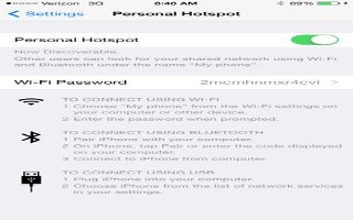 How To Use Personal Hotspot On iPhone 6