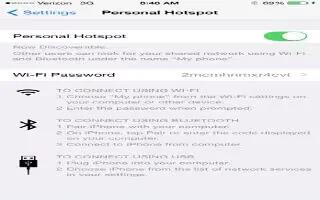 How To Use Personal Hotspot On iPhone 6