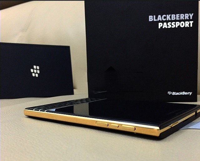 Limited Edition BlackBerry Gold Passport Coming Soon