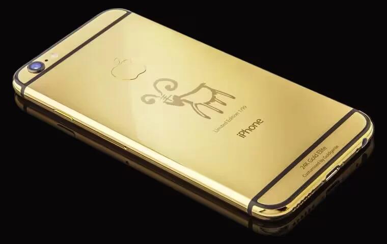 iPhone 6 de 24k es creado por Goldgenie