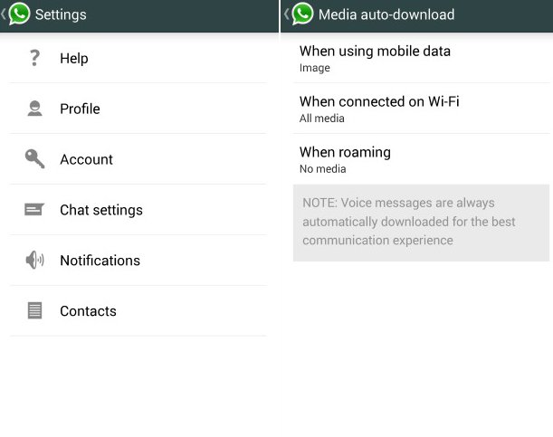 How To Use Auto Download - WhatsApp