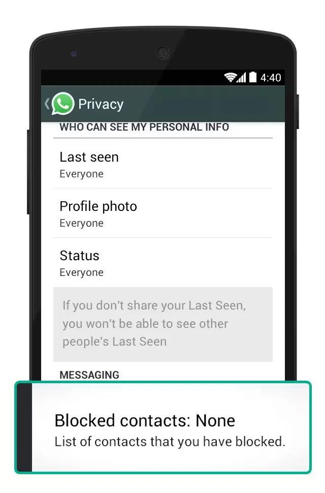 How To Block And Unblock – WhatsApp