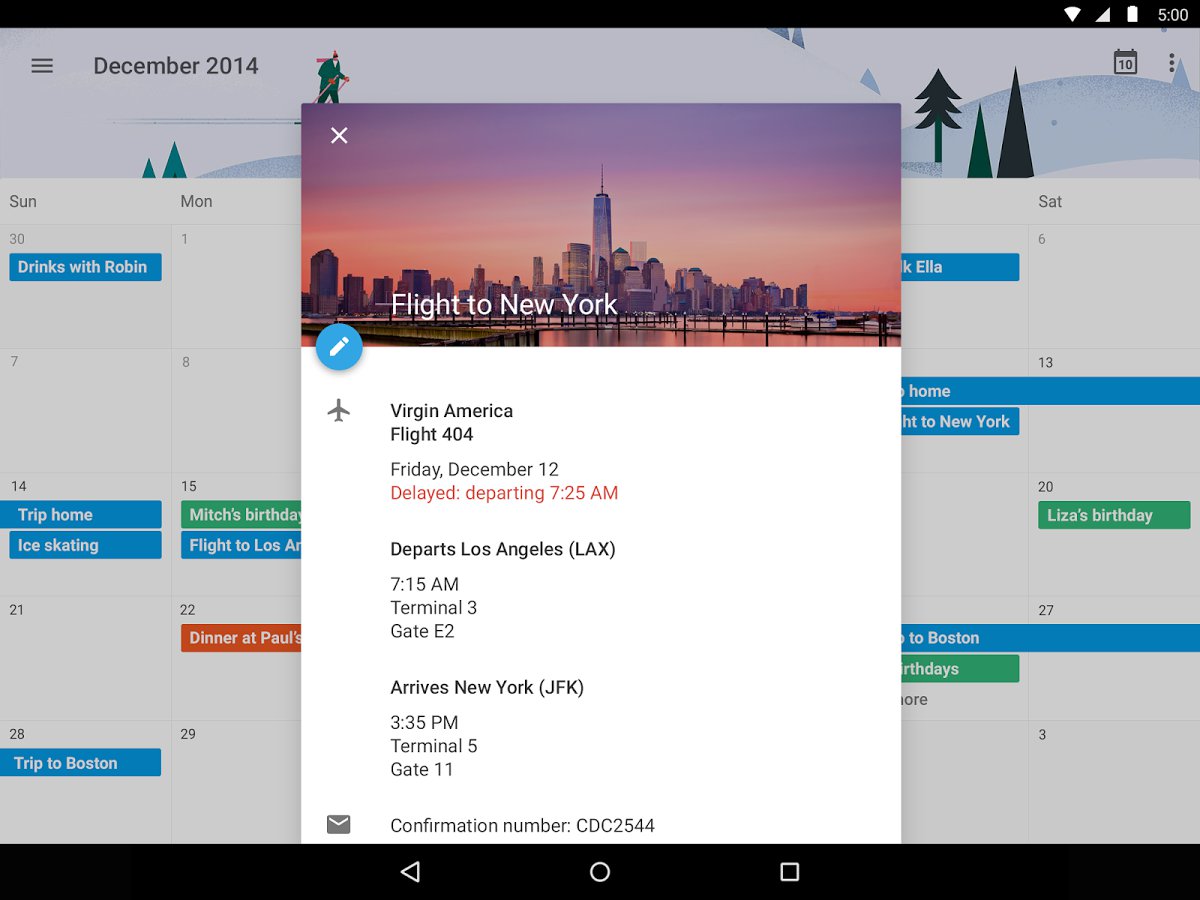 How To Use Google Calendar - Android Lollipop