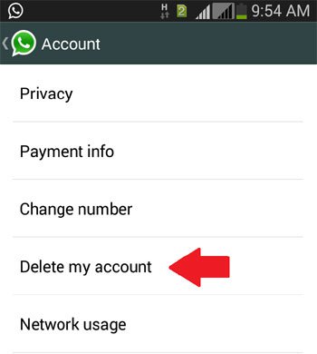 How To Delete WhatsApp Account